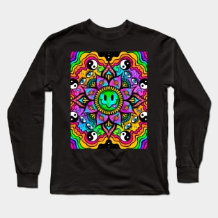 Hippie mandala Long Sleeve T-Shirt